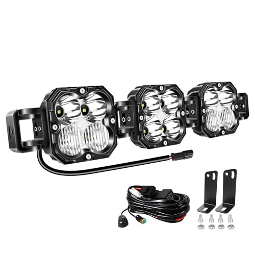 Barre de LED 21'' 90W Willpower avec kit de faisceau 12V DT pour phare de travail offroad