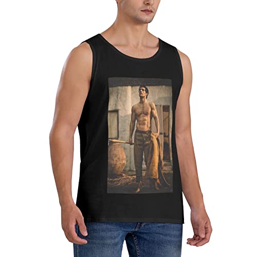 Otwaze Henry Cavill Tank Tops T-Shirt Man's Soft Vest Comfort Fashion Summer Crew Neck Sleeveless Tops Black #TOP4