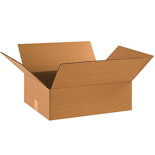 Image of TAPE LOGIC 17 x 14 x 5 Corrugated Cardboard Boxes, Flat 17 inchL x 14 inchW x 5 inchH, Pack of 25 | Shipping, Packaging, Moving, Storage Box for Home or Business, Strong Wholesale Bulk Boxes