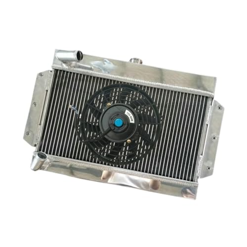 Radiador de aluminio de 5 filas con ventilador para MGB GT Roadster 1968-1975