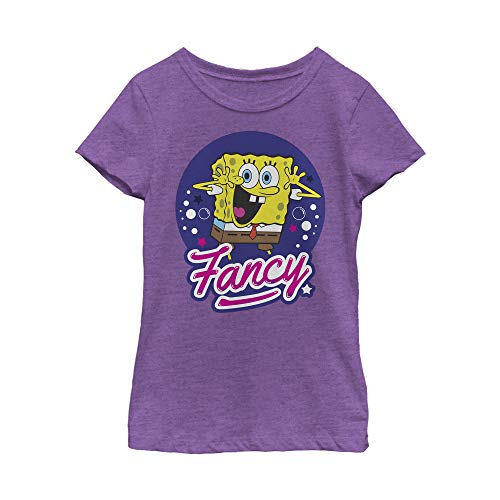 Fifth Sun Squarepants Spongebob Fancy Girls Short Sleeve Tee Shirt