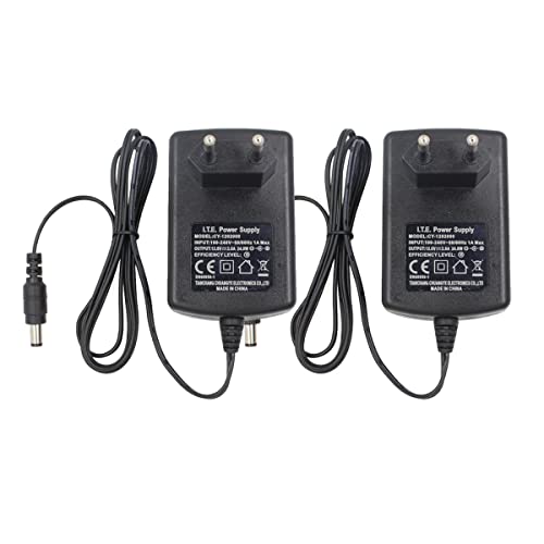 Security-01 Set van 2 AC 110-240V naar DC 12V 2A voedingsadapter, stekker 5,5mm x 2,1mm