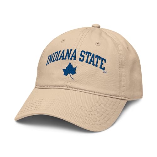 Indiana State Sycamores Arch Over Officially Licensed Adjustable Baseball Hat