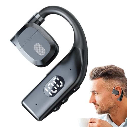 Auriculares inalámbricos con ganchos, impermeables, a prueba de sudor, con cancelación de ruido 5.3, para correr, gimnasio, motocicleta, natación, entrenamiento, mujeres