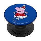Peppa Pig Christmas Lights Portrait PopSockets Standard PopGrip