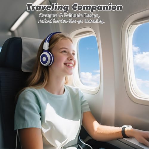 Casque sans fil Bluetooth enfants SIMOLIO gris pliable avec micro et limiteur de volume intégré