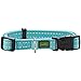 HUNTER TRIPOLI VARIO BASIC Hundehalsung, Hundehalsband, Nylon, reflektierend, Klickverschluss, XS-S, hellblau