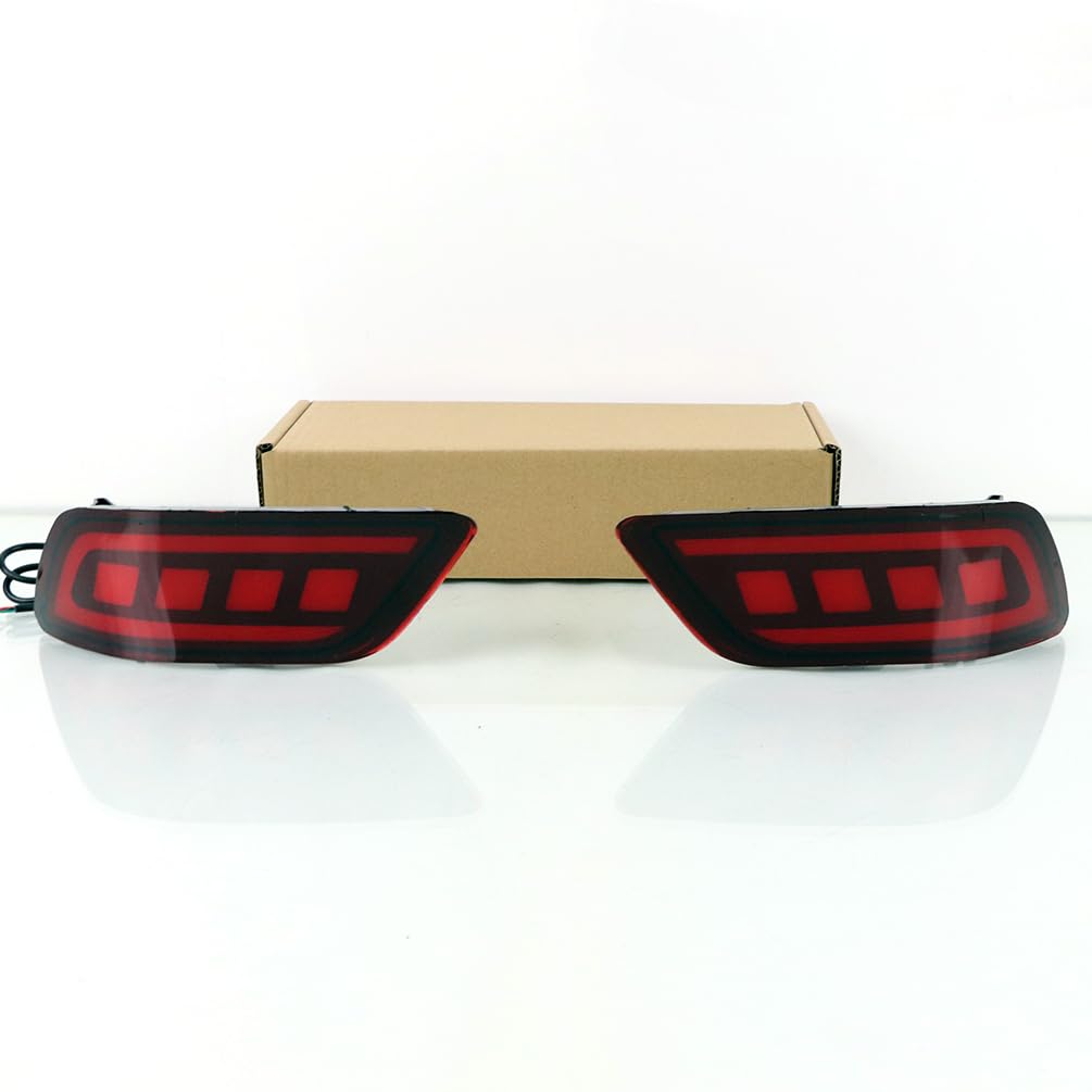 ECAHAYAKU LED Driving Light/Brake Light/Sequential Turn Signal light Compatible With SUBARU FORESTER 2019 2020 2021 2022 2023 Fog Lamp Rear bumper Reflector