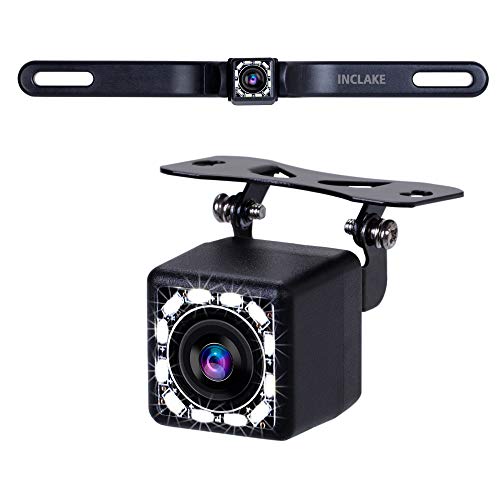 License Plate Backup Camera, Ultra Hd Back Up Camera With 8 Upgraded Ir Night Vision Lights, 170° Wide View Angle Waterproof Shockproof Rear View Camera For Universal Cars, Suv, Trucks, Rv And More #TOP7