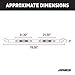 Aries 205031 3-Inch Round Black Steel Nerf Bars, No-Drill, Fits Select Dodge Durango