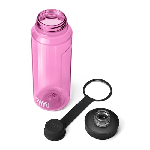 Image of YETI Yonder Water Bottle with Yonder Tether Cap, Lightweight, Leakproof and BPA-Free
