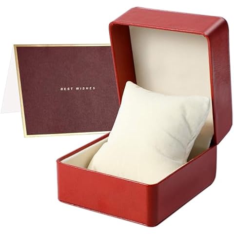 Augshy Premium PU Watch Storage Box Cover