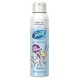 Secret Invisible Spray Antiperspirant and Deodorant for women, Luxe Lavender, 3.8 oz  Packaging may Vary