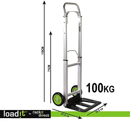 100kg Loadit Sack Trolley | Folding Hand Truck | Sack Barrow | 5 Year Warranty | ISO & GS TUV Certified | Lightweight Aluminium Hand Truck Trolley | Sack Barrows, Hand Trucks, Sack Trucks Trolley