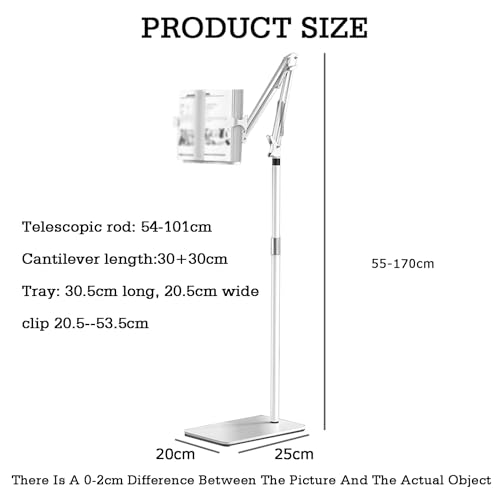 Soporte de pie en voladizo ajustable y plegable para portátil 2