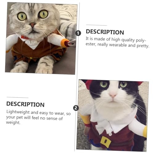 Disfraz Pirata para Perros Tamaño S miniatura 6
