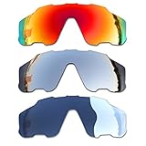 Adecuado: Oakley OO9290. SOODASE Para Oakley Jawbreaker Gafas de sol Rojo/Plata/Fotocromismo Lentes de repuesto polarizadas
