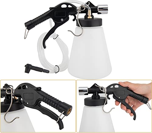 Cmood Pneumatic Brake Fluid Bleeder Tool Kit For Car Truck Motorcycle, Pneumatic Vacuum Brake Bleeder With Extractor And Refill Bottle, 4 Master Cylinder Adapters, 2 Air Quick Plugs (90-120 Psi) #TOP1