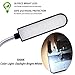 EVISWIY Sewing Machine Light LED Lighting (30LEDs) 6 Watt for Workbench Lathe Drill Press Daylight White Flexible Gooseneck Arm Work Lamp with Magnetic Mounting Base Black