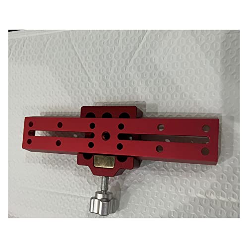 Placa de metal rojo de 21cm con ranura para montaje de telescopio astronómico