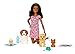 Barbie Doggy Daycare Doll, Brunette, and Pets Playset with Puppy that Poops and One that Pees, Plus Color-Change Paper and More