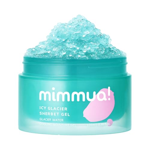 mimmua! Ice Sorbet Soothing Cooling Gel | Sunburn Relief & After Sun Care | Gripping Primer | Korean Skincare 3.38 Fl Oz