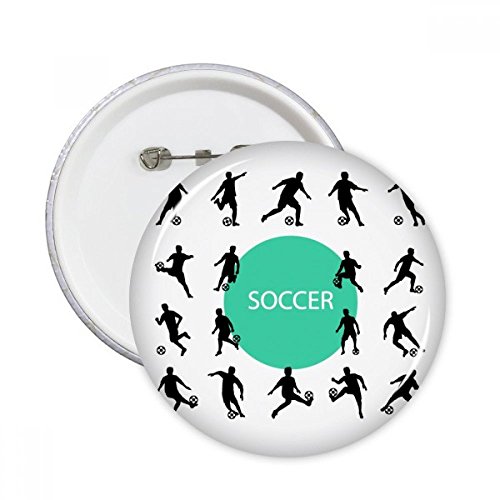 Cadeaux football originaux avec ce lot de badges silhouettes sportifs
