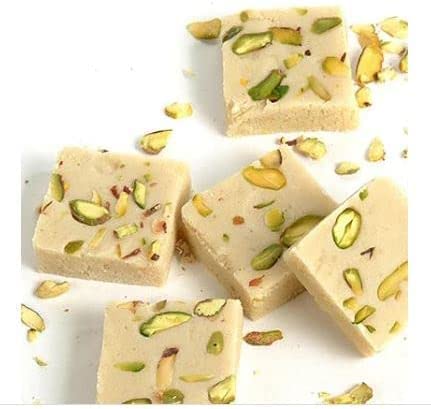 Pista Burfi 250g Indian Traditional Sweet Best Gift For All Occasions Raksha Bandhan, Marriage, Diwali, Holi, Ganesh Chaturthi Festival Treat For Family & Friends