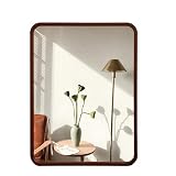 teak mirror singapore Fácil de limpiar: El espejo rústico rectangular de madera se limpia con un paño suave humedecido en agua, detergente suave o solución jabonosa, y luego se seca con un paño seco.