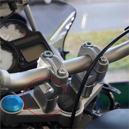Elevador de manillar para R1200GS Adventure 2008-2012 de aluminio mecanizado negro 7