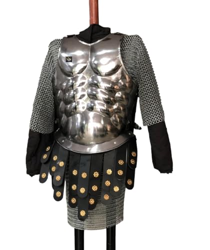 Medieval Roman Muscle Armor Greek Cuirass Halloween Costume