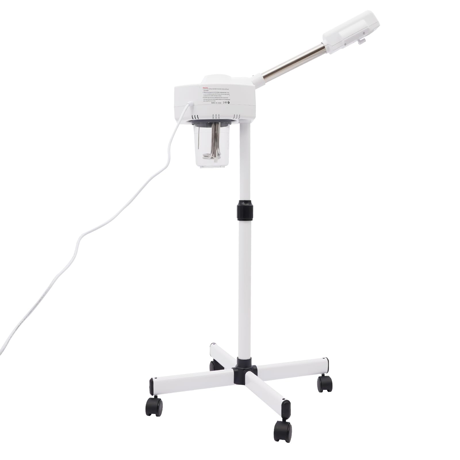 318 Einrohr SchöNheitssprayer Weiß - Euro Plug Gesichtsdampfer Hautpflege Beauty Salon Spa Gesicht Dampfmaschine
