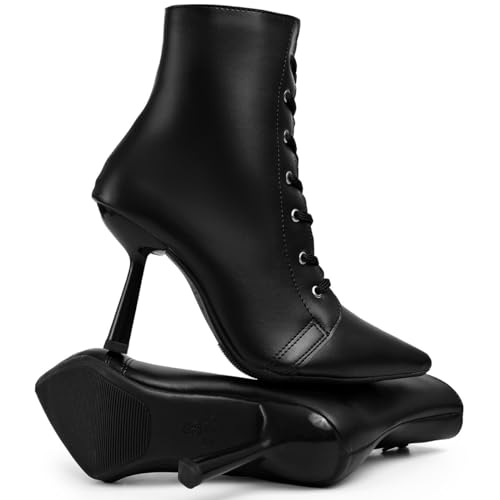 Bota Feminina Cano Curto Salto Fino Confortável preto37