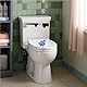 3D Monster Toilettendeckel Aufkleber Abnehmbare Badezimmer Wandaufkleber Schwarz Lustige Toilettensitz Dekoration