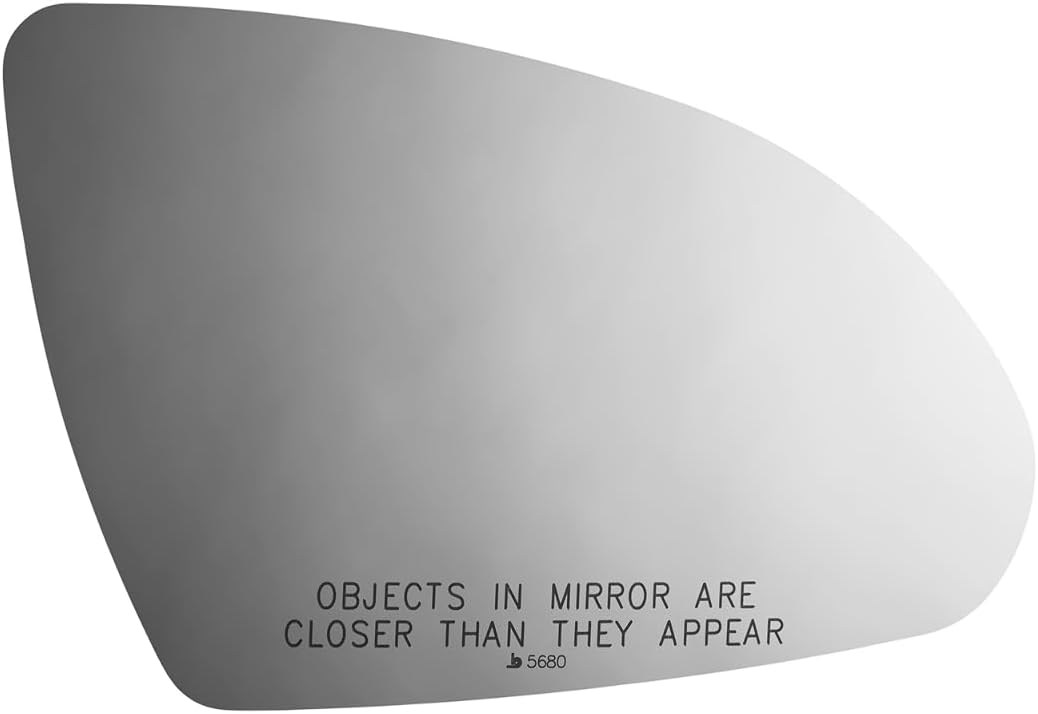 Right Passenger Convex Mirror Glass Replacement Lens for 16-18 Optima