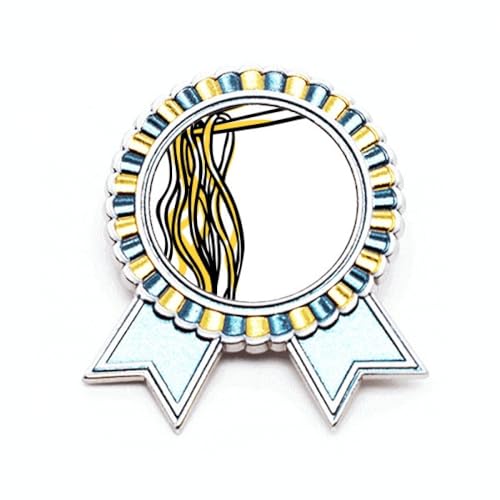 Broche chinoise nouilles traditionnelles en métal taille M pour vêtement