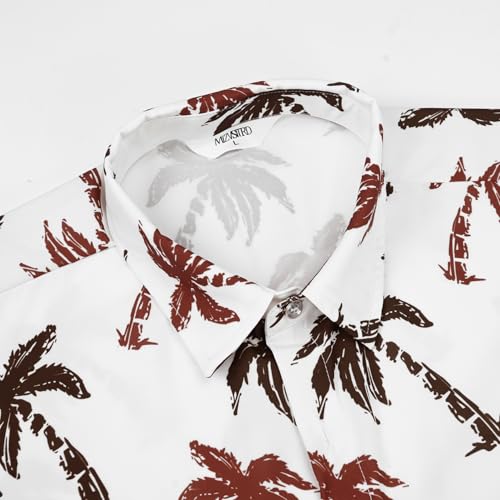 Image of Hawaiian Shirt for Men Tropical Shirts Summer Beach Button Down Short Sleeve Luau Aloha Floral Cruise Vacation Outfit 2026