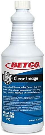 Betco Clear Image Non-Ammoniated Glass and Surface Cleaner RTU - 12 Qt. Case