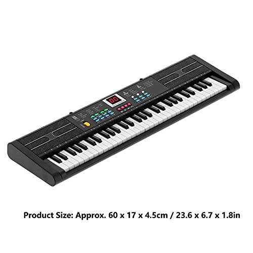 Eujgoov 61 Piano Clavier Portable, Piano électrique Numérique Multifonction avec Microphone USB Enseignement Cadeau pour… - Les Beatles, Paul McCartney, John Lennon, RIngo Starr, George Harrison Eujgoov 61 Piano Clavier Portable, Piano électrique Numérique Multifonction avec Microphone USB Enseignement Cadeau pour… – Image 4