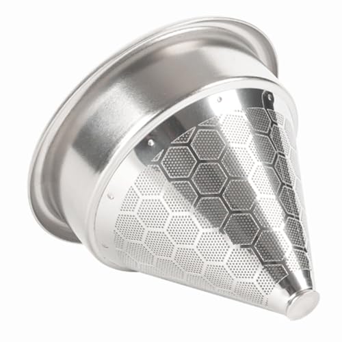 Cestello Portafiltro da 58 mm con Gocciolatoio per Caffè Versato Compatibile con Portafiltri Fondo da 58 mm