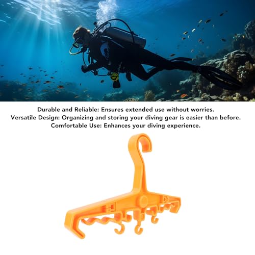 Colgador BCD duradero en ABS con diseño ergonómico para material de buceo 5