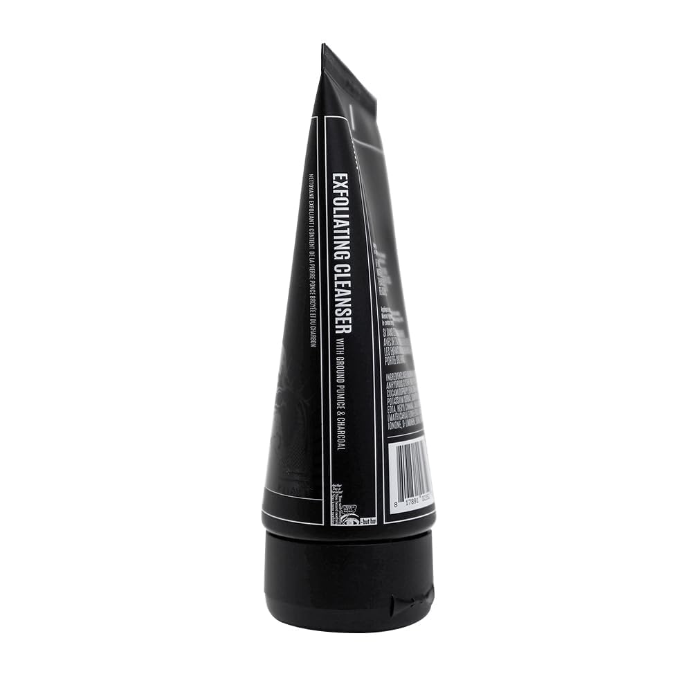 Uppercut Deluxe Exfoliating Cleanser, Gently Cleanses and Detoxes Skin with Ground Pumice and Charcoal, Suitable for Daily Use 120ml - Image 3