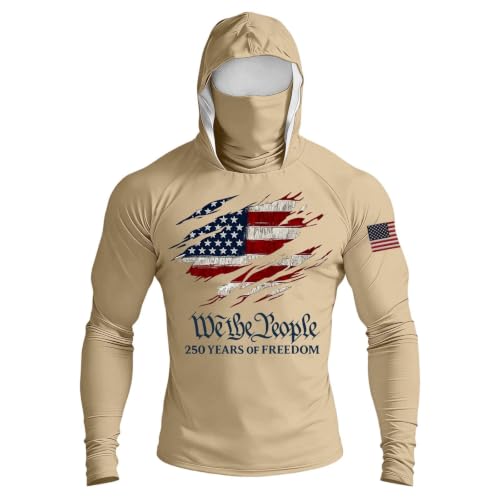 Camisetas de manga larga con capucha hombre ideales para paseos deportivos mayores 50
