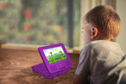 Ematic 7" Portable Dvd Player With Matching Headphones And Bag - Epd707Pr #TOP5