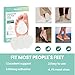 Welnove Metatarsal Pads for Women Men Ball of Foot Cushions, Forefoot Sole Support Metatarsal Foot Pads for Pain Relief, Metatarsalgia, Plantar Fasciitis, Mortons Neuroma - 10 Pairs (20 Pieces)