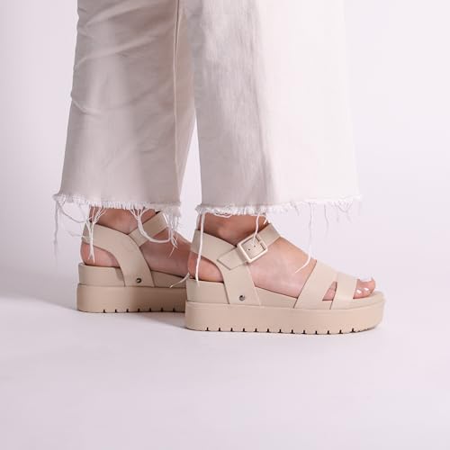 Image of MIA Shoes Maya Women's Vegan Leather Platform Flatform Sandals