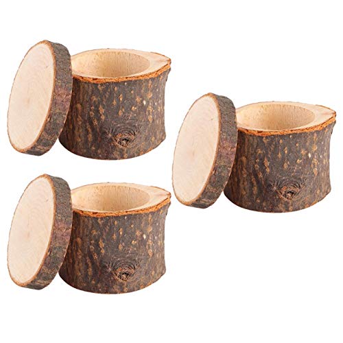 Caja de Madera para Anillos, Soporte para Anillos de Boda, Caja de Regalo Rústica para Anillos, Joyero Vintage, Regalos de Boda para el Día de San Valentín Cover