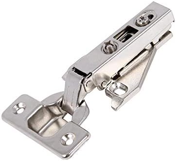 Probrico Full Overlay Soft Opening Face Frame Mounting Concealed Hinges, 105 Degree Kitchen Cabinet Hinges, 4 Pair=8 Pieces