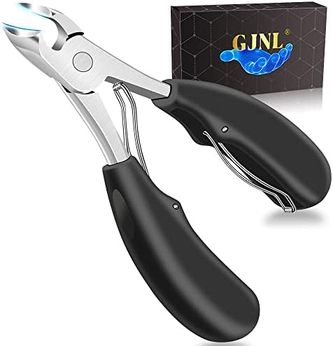 Toenail Clippers for Seniors Thick Toenails - Large Wide Jaw Opening Heavy Duty Nail Clippers Gifts for Men, Ultra Sharp Blade Professional Adult Toe Nail Cutter with Easy-to-Grip Soft Handle