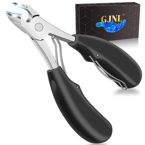 Toenail Clippers For Seniors Thick Toenails - Large Wide Jaw Opening Heavy Duty Nail Clippers Gifts For Men, Ultra Sharp Blade Professional Adult Toe Nail Cutter With Easy-To-Grip Soft Handle #TOP2